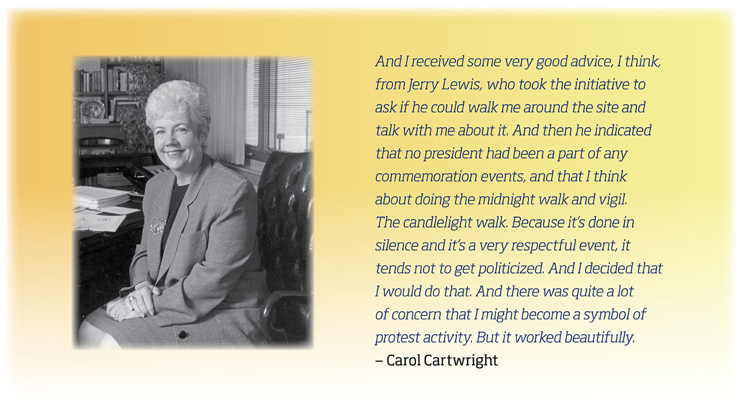 Carol Cartwright Oral History