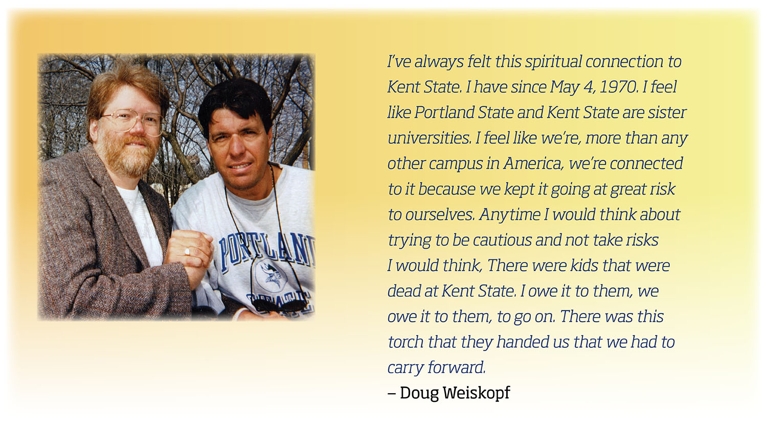 Doug Weiskopf Oral History