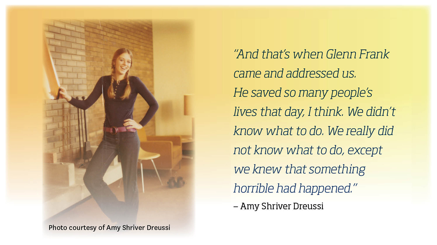 Amy Shriver Dreussi Oral History