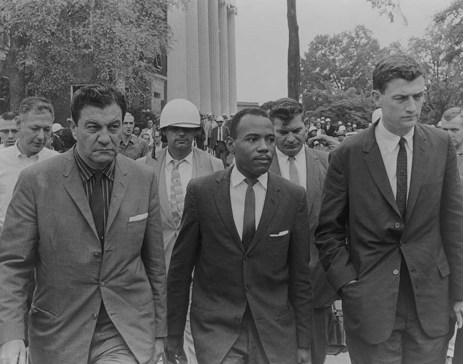 Photograph of James Meredith. Library of Congress