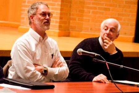 Pannelists speaking during the 2011 Careers for Performing Arts Majors event.