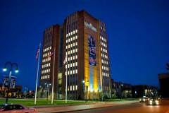 University Library at night