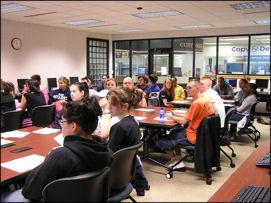 Students in classroom