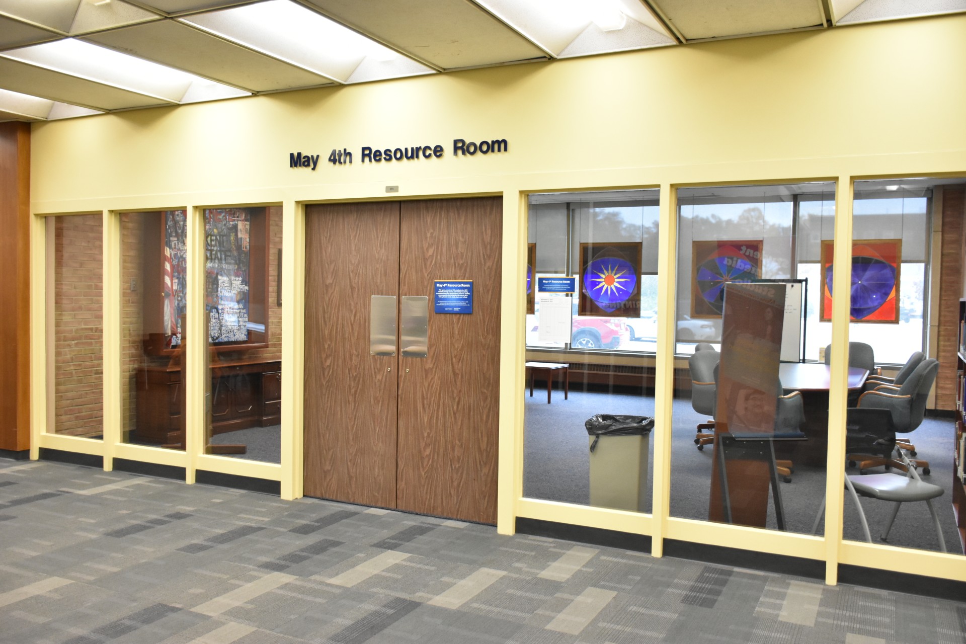 Image of the May 4 Resource Room Entrance 