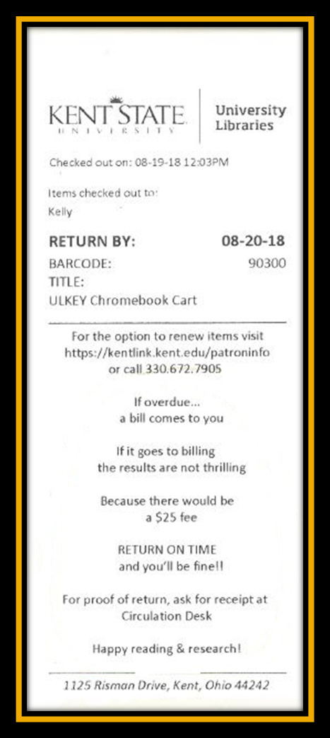 Due Date Print Slip Example